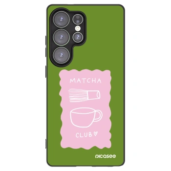 Picasee crna silikonska maskica za Samsung Galaxy S25 Ultra 5G - Matcha club