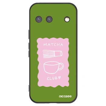 Picasee crna silikonska maskica za Google Pixel 9 - Matcha club