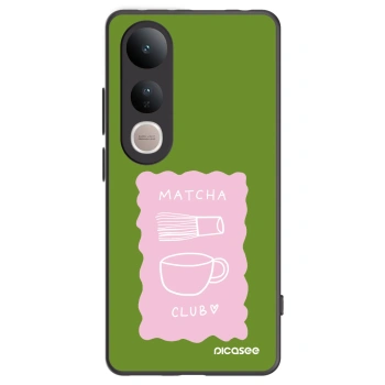 Picasee crna silikonska maskica za Vivo V50 Lite 5G - Matcha club