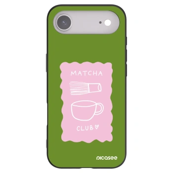 Picasee crna silikonska maskica za Apple iPhone Air - Matcha club
