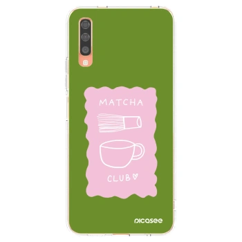Picasee silikonska prozirna maskica za Samsung Galaxy A70 A705F - Matcha club