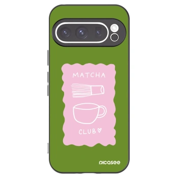 Picasee crna silikonska maskica za Google Pixel 9 Pro XL - Matcha club