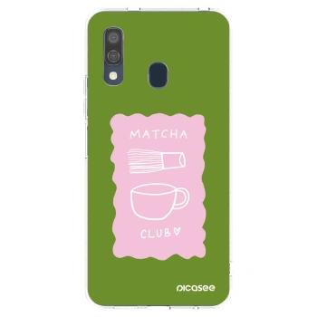 Picasee silikonska prozirna maskica za Samsung Galaxy A40 A405F - Matcha club