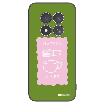 Picasee crna silikonska maskica za Xiaomi Redmi Note 15 Pro 4G - Matcha club