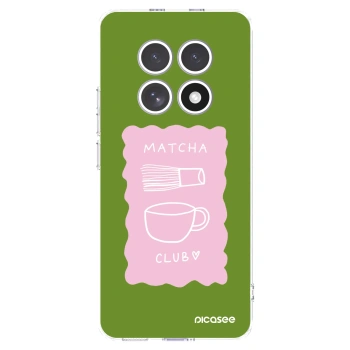 Picasee silikonska prozirna maskica za Xiaomi Redmi Note 15 4G - Matcha club