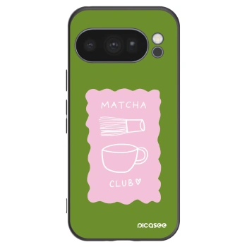 Picasee crna silikonska maskica za Google Pixel 10 Pro - Matcha club