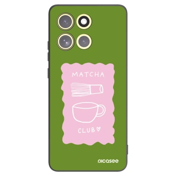 Picasee crna silikonska maskica za Motorola Moto G86 Power 5G - Matcha club