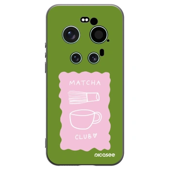 Picasee crna silikonska maskica za Xiaomi 17 Ultra - Matcha club