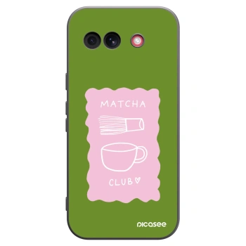 Picasee crna silikonska maskica za Google Pixel 10a - Matcha club