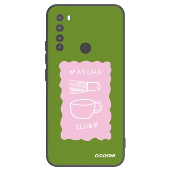 Picasee crna silikonska maskica za Xiaomi Redmi Note 8 - Matcha club