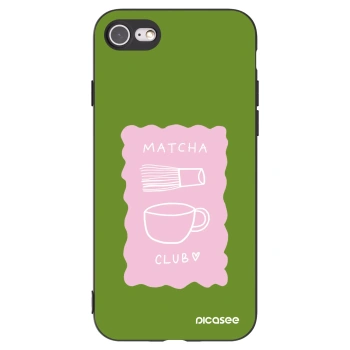 Picasee crna silikonska maskica za Apple iPhone SE 2020 - Matcha club