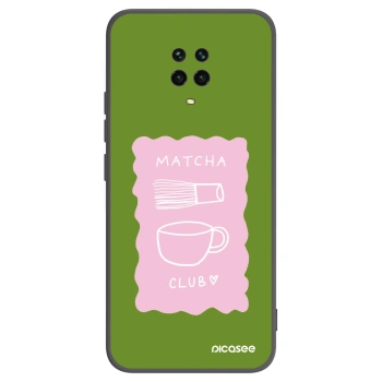 Picasee crna silikonska maskica za Xiaomi Redmi Note 9S - Matcha club