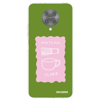Picasee silikonska prozirna maskica za Xiaomi Poco F2 Pro - Matcha club