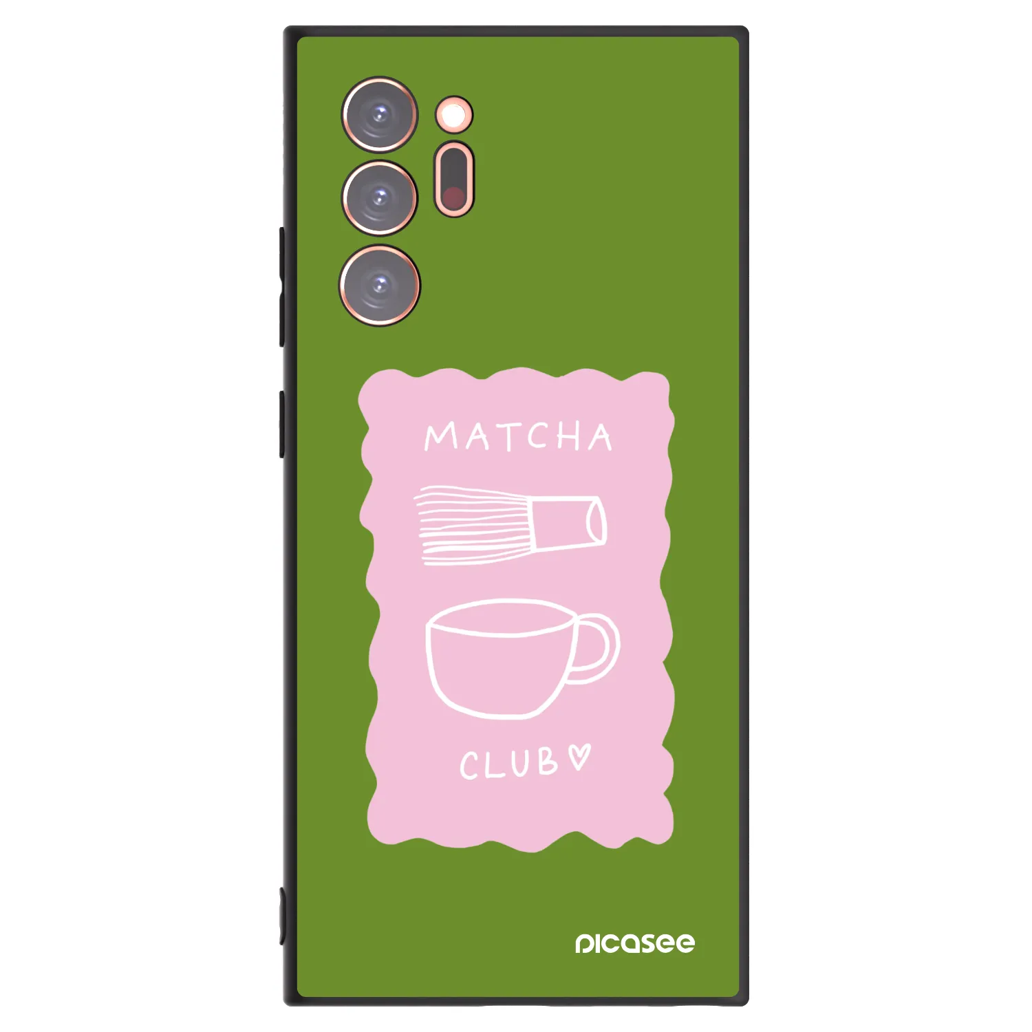 Picasee crna silikonska maskica za Samsung Galaxy Note 20 Ultra - Matcha club