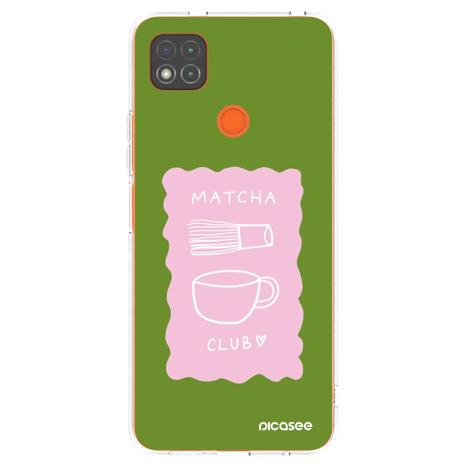 Picasee silikonska prozirna maskica za Xiaomi Redmi 9C - Matcha club