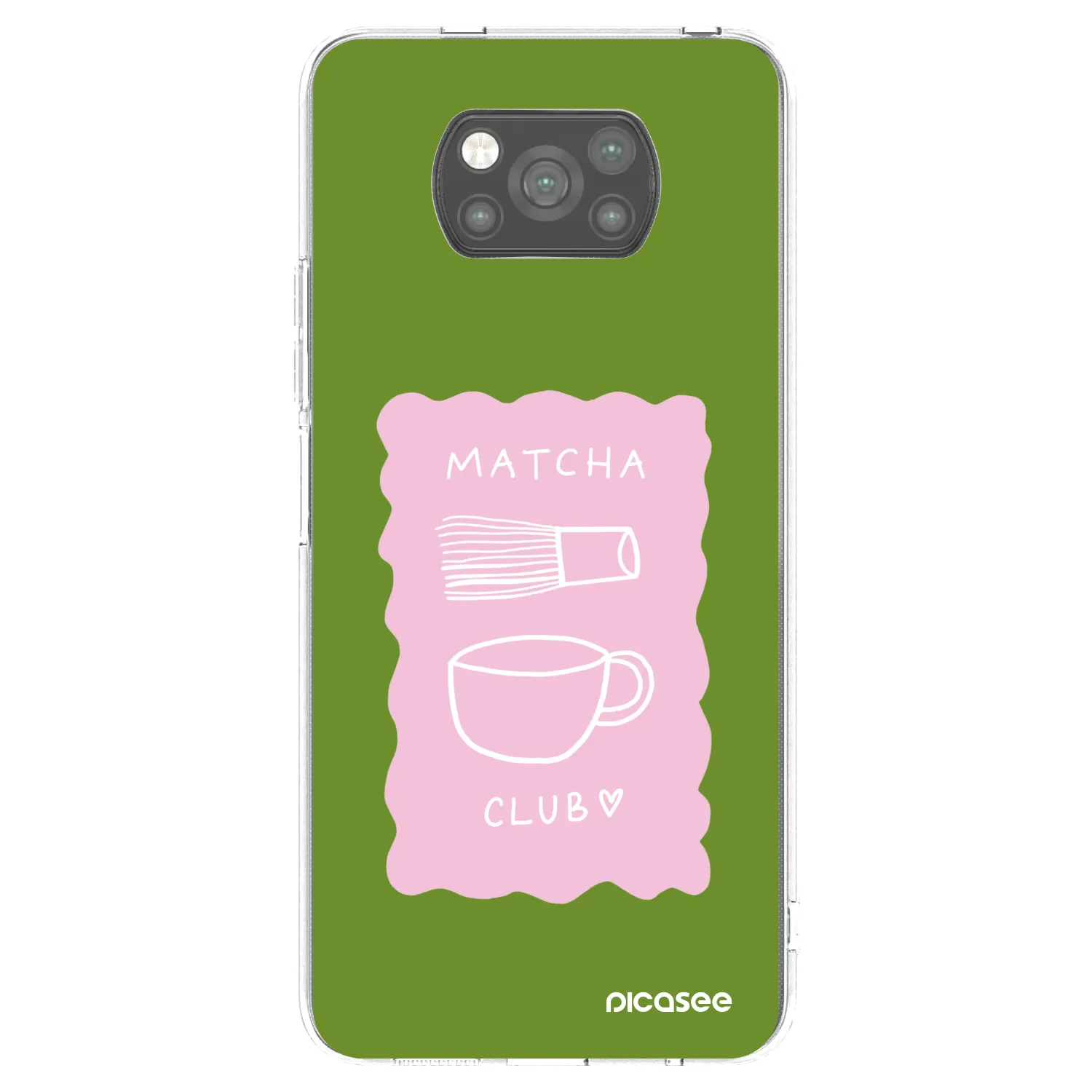 Picasee crna silikonska maskica za Xiaomi Poco X3 - Matcha club