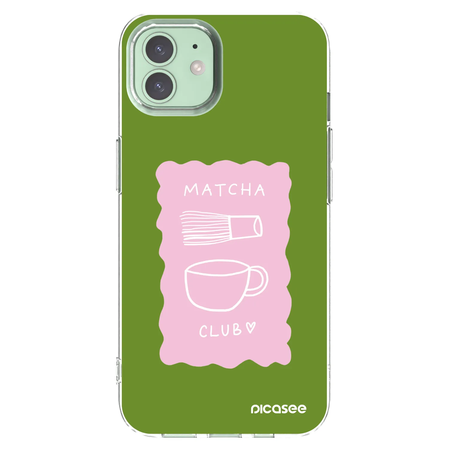 Picasee silikonska prozirna maskica za Apple iPhone 12 Pro - Matcha club
