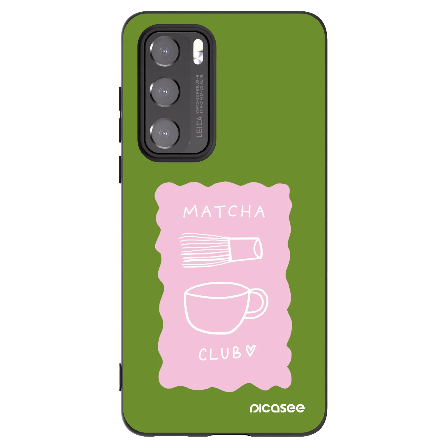 Picasee crna silikonska maskica za Huawei P40 - Matcha club