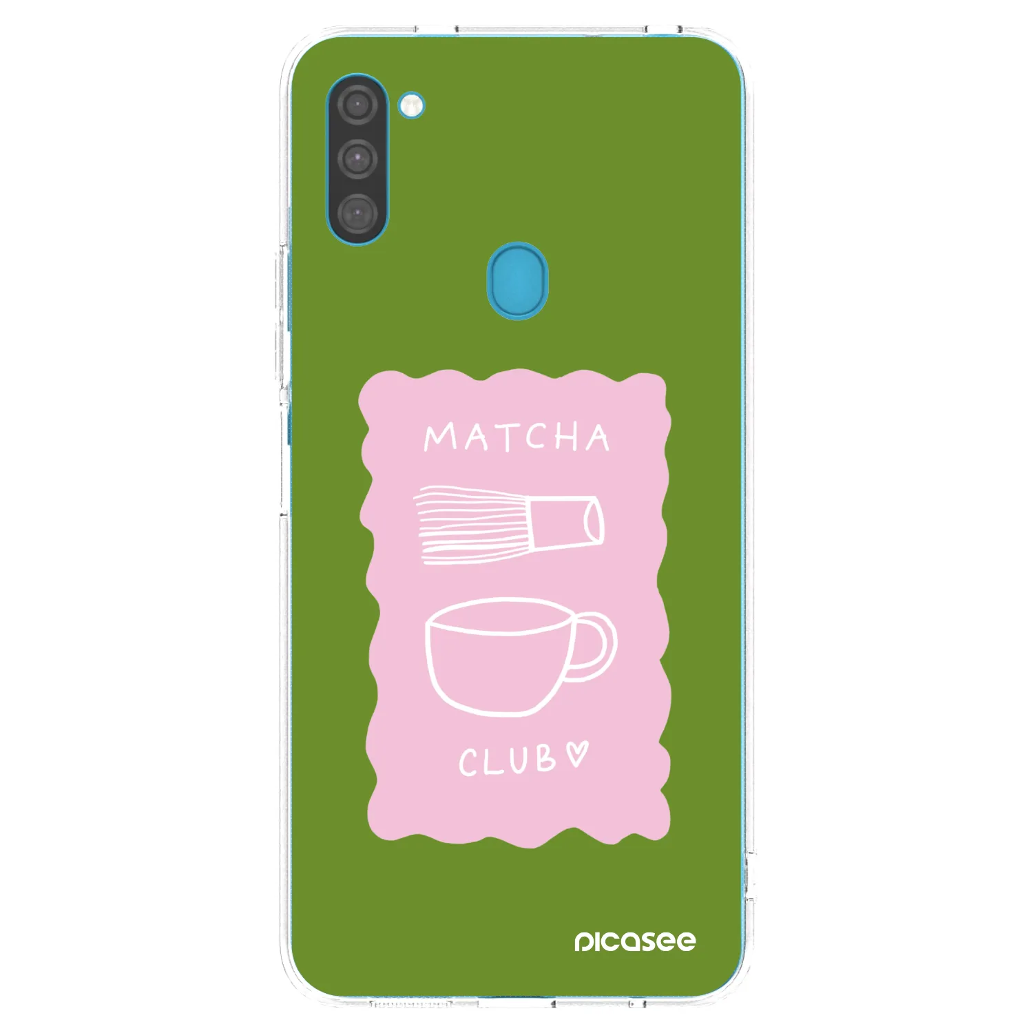 Picasee silikonska prozirna maskica za Samsung Galaxy M11 - Matcha club
