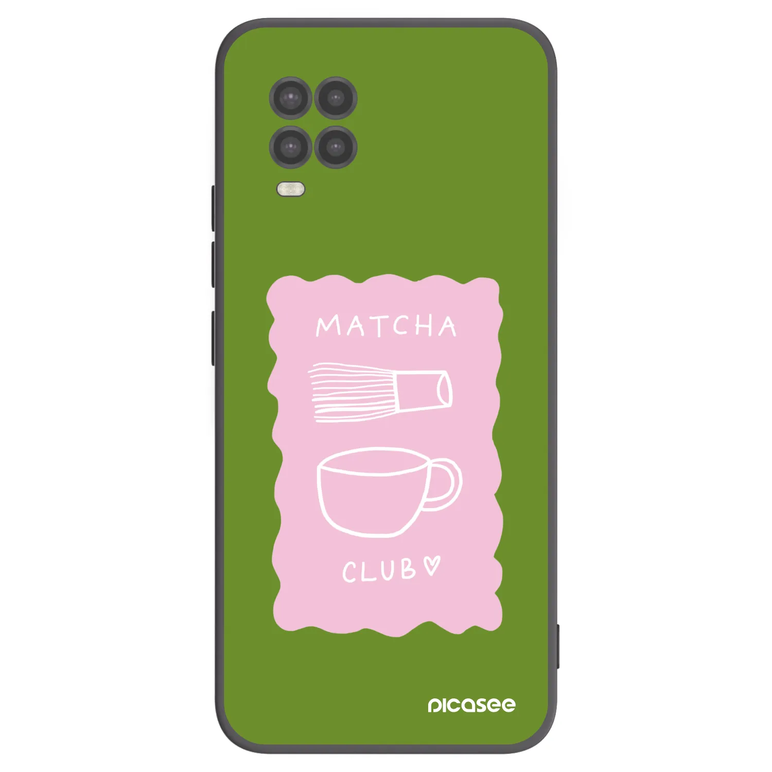 Picasee crna silikonska maskica za Xiaomi Mi 10 Lite - Matcha club
