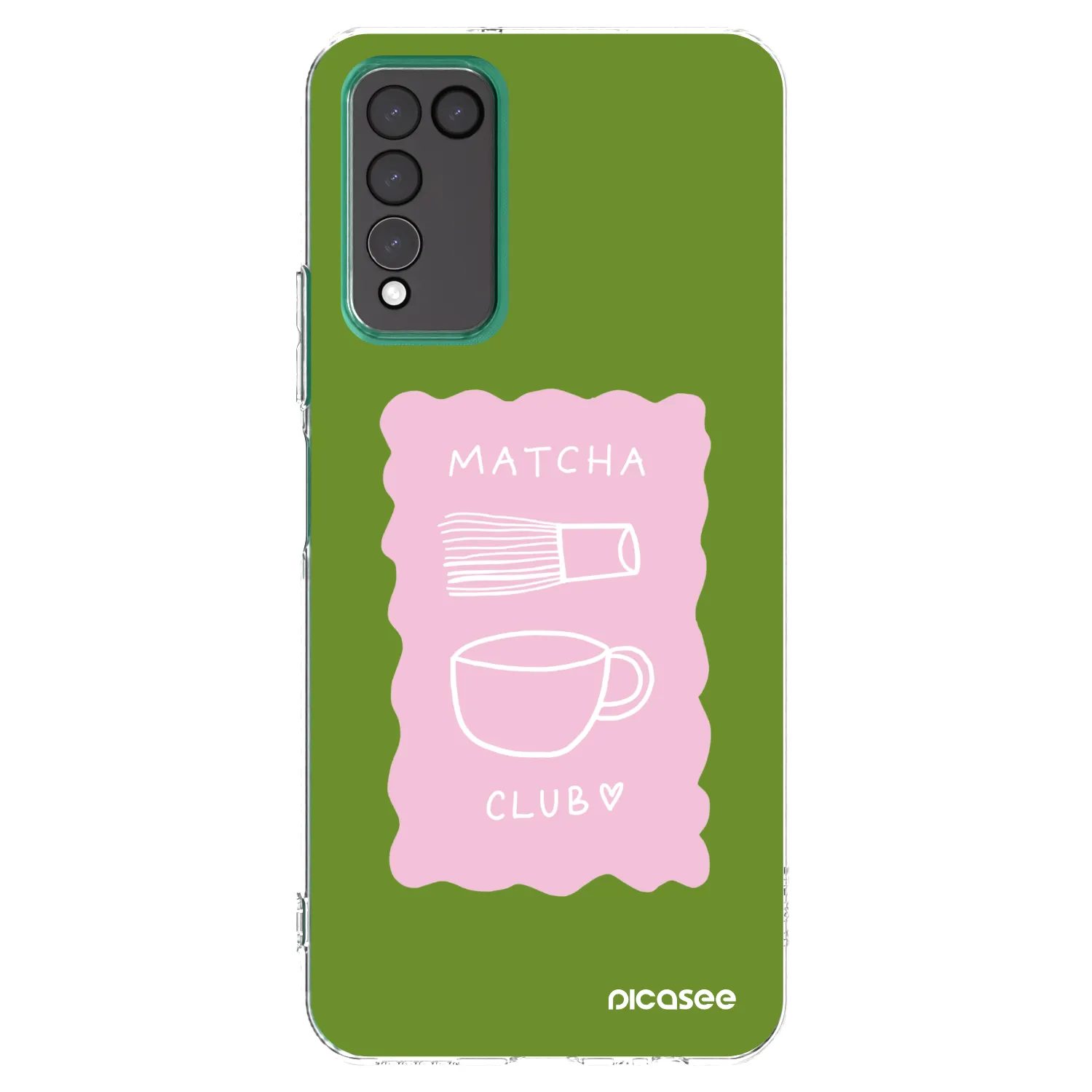Picasee silikonska prozirna maskica za Honor 10X Lite - Matcha club