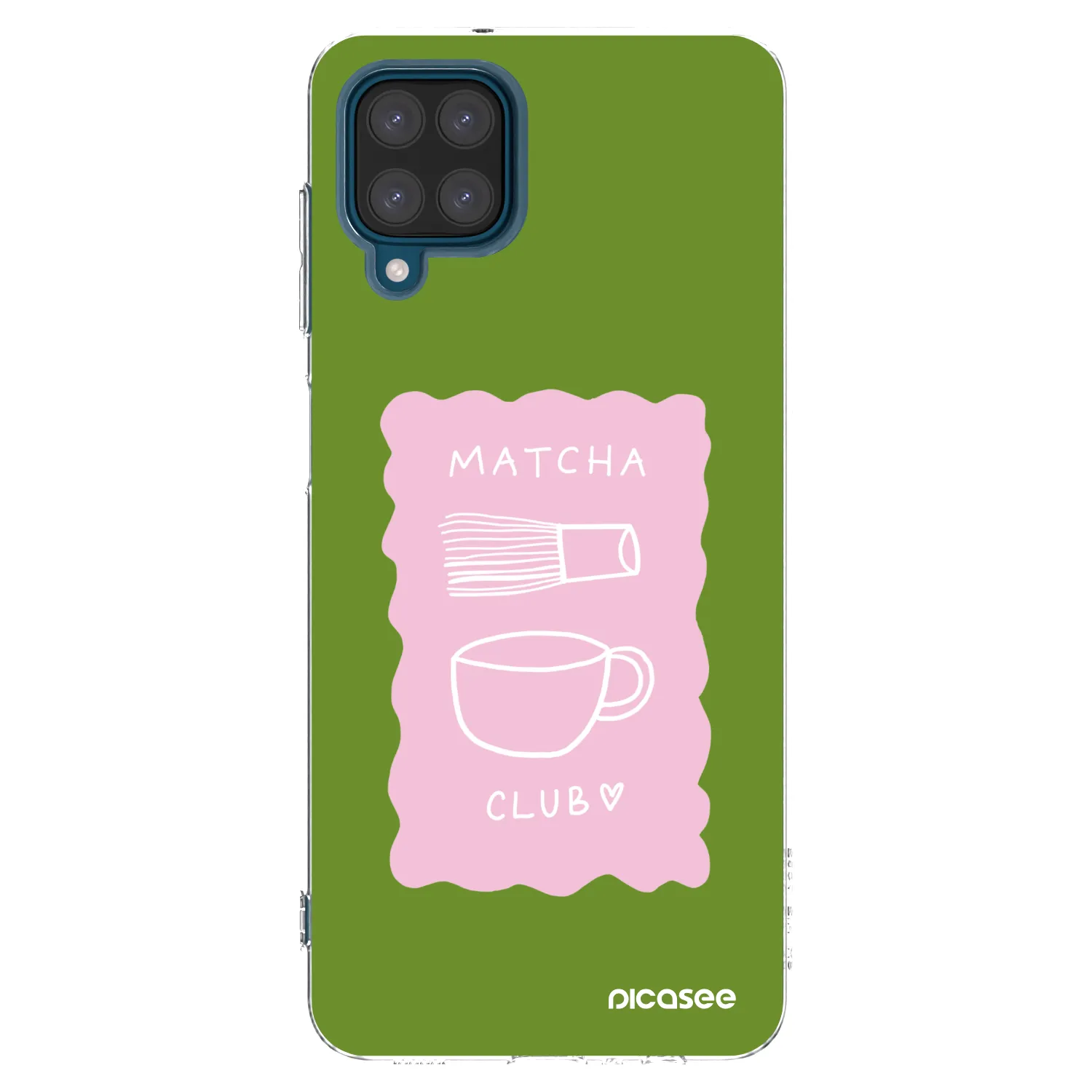 Picasee silikonska prozirna maskica za Samsung Galaxy A12 A125F - Matcha club