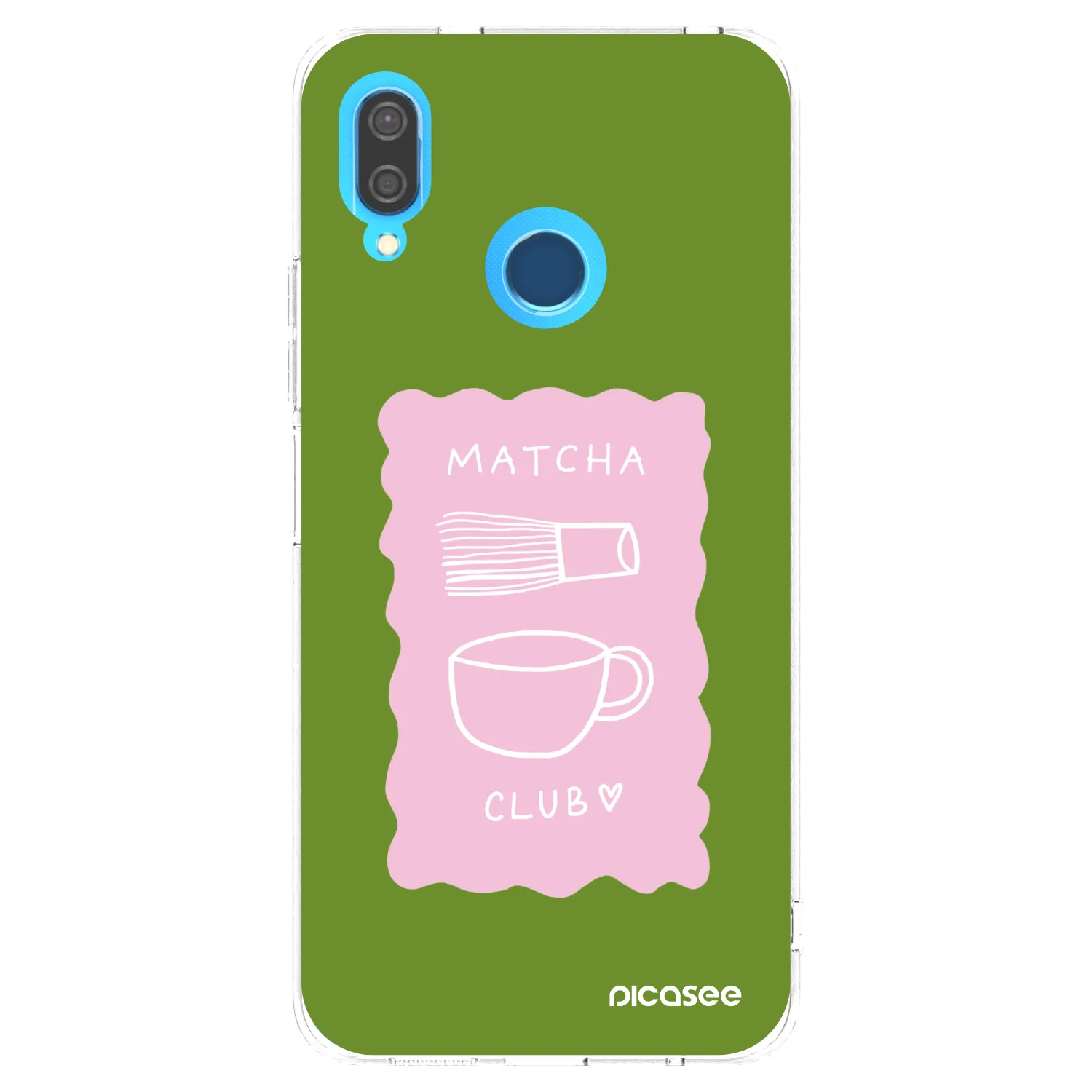 Picasee silikonska prozirna maskica za Huawei P20 Lite - Matcha club