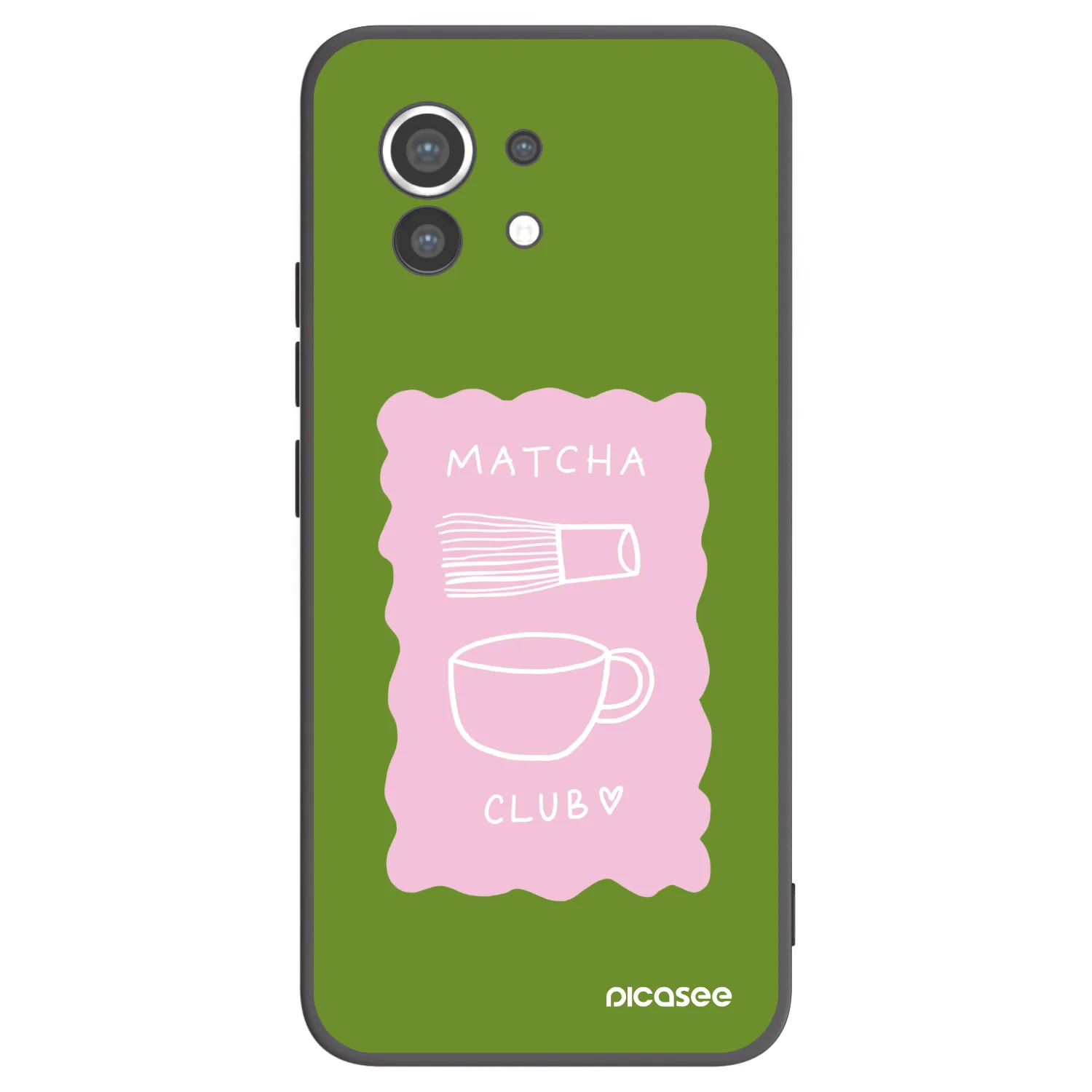 Picasee crna silikonska maskica za Xiaomi Mi 11 - Matcha club