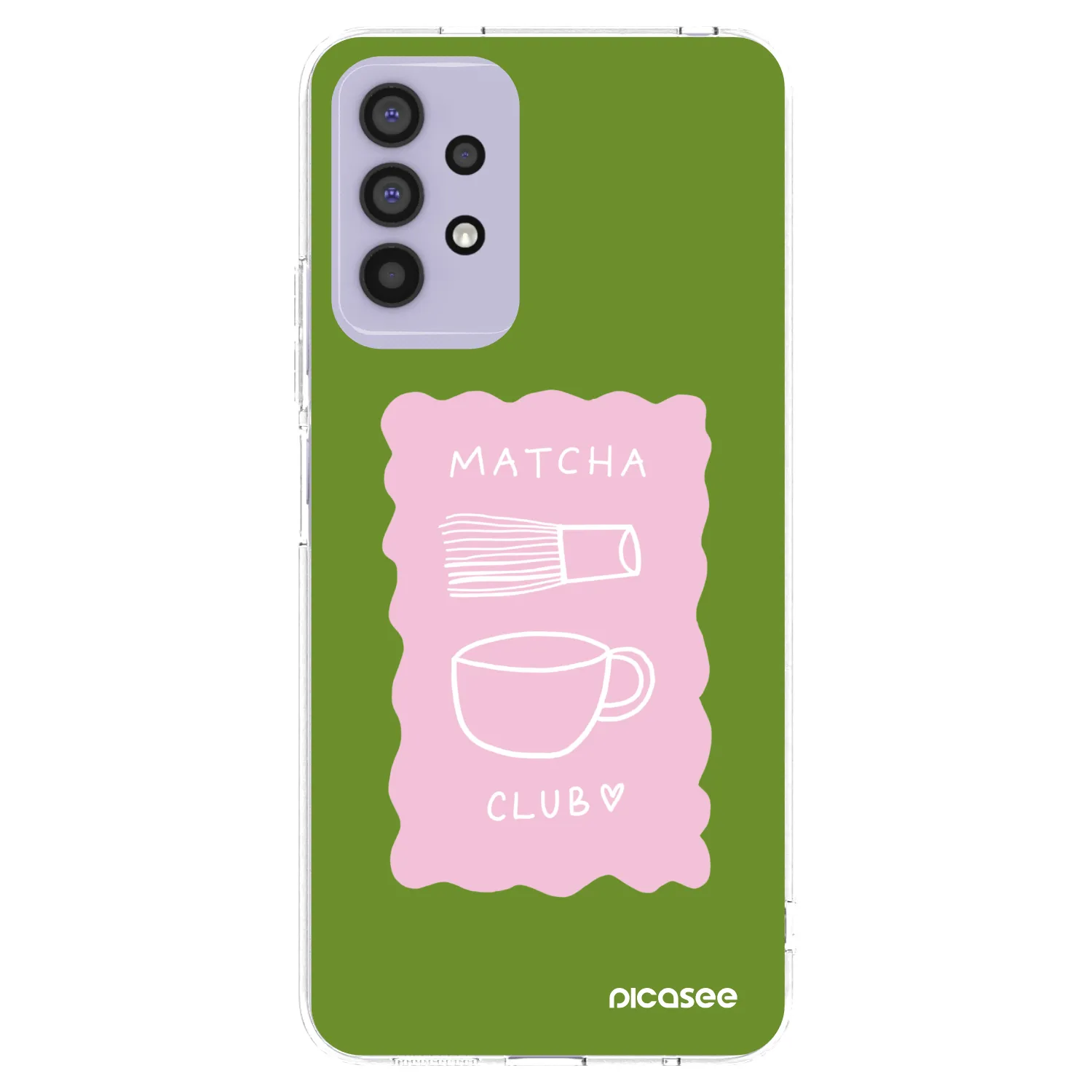 Picasee silikonska prozirna maskica za Samsung Galaxy A32 4G SM-A325F - Matcha club