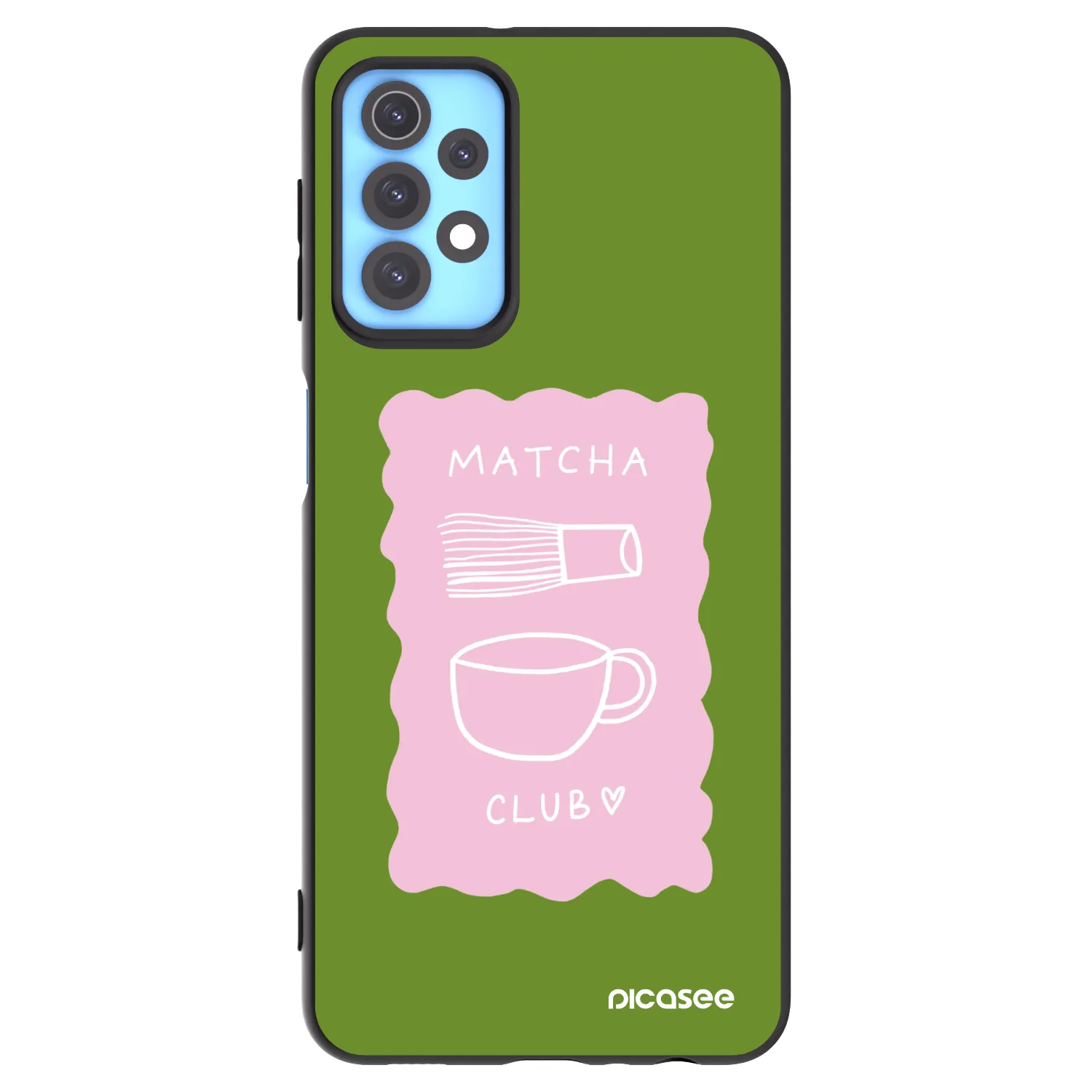 Picasee crna silikonska maskica za Samsung Galaxy A32 4G SM-A325F - Matcha club