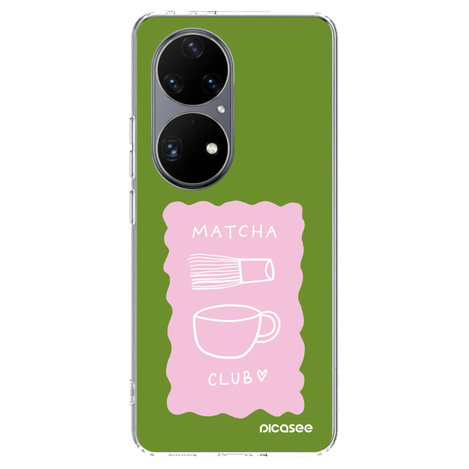 Picasee silikonska prozirna maskica za Huawei P50 - Matcha club