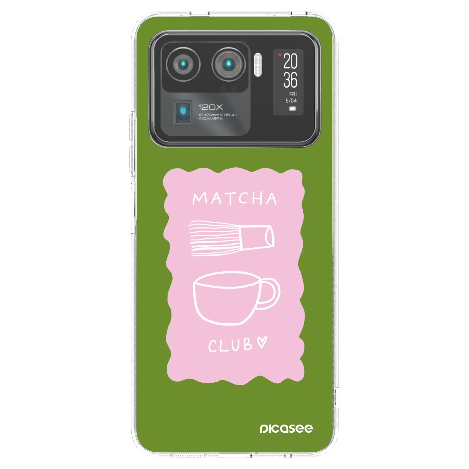 Picasee silikonska prozirna maskica za Xiaomi Mi 11 Ultra - Matcha club