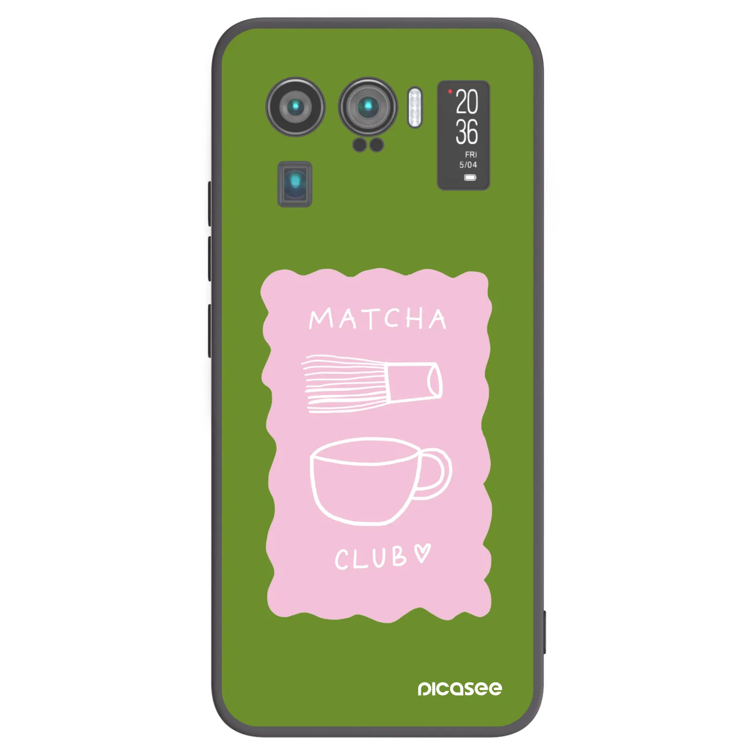 Picasee crna silikonska maskica za Xiaomi Mi 11 Ultra - Matcha club