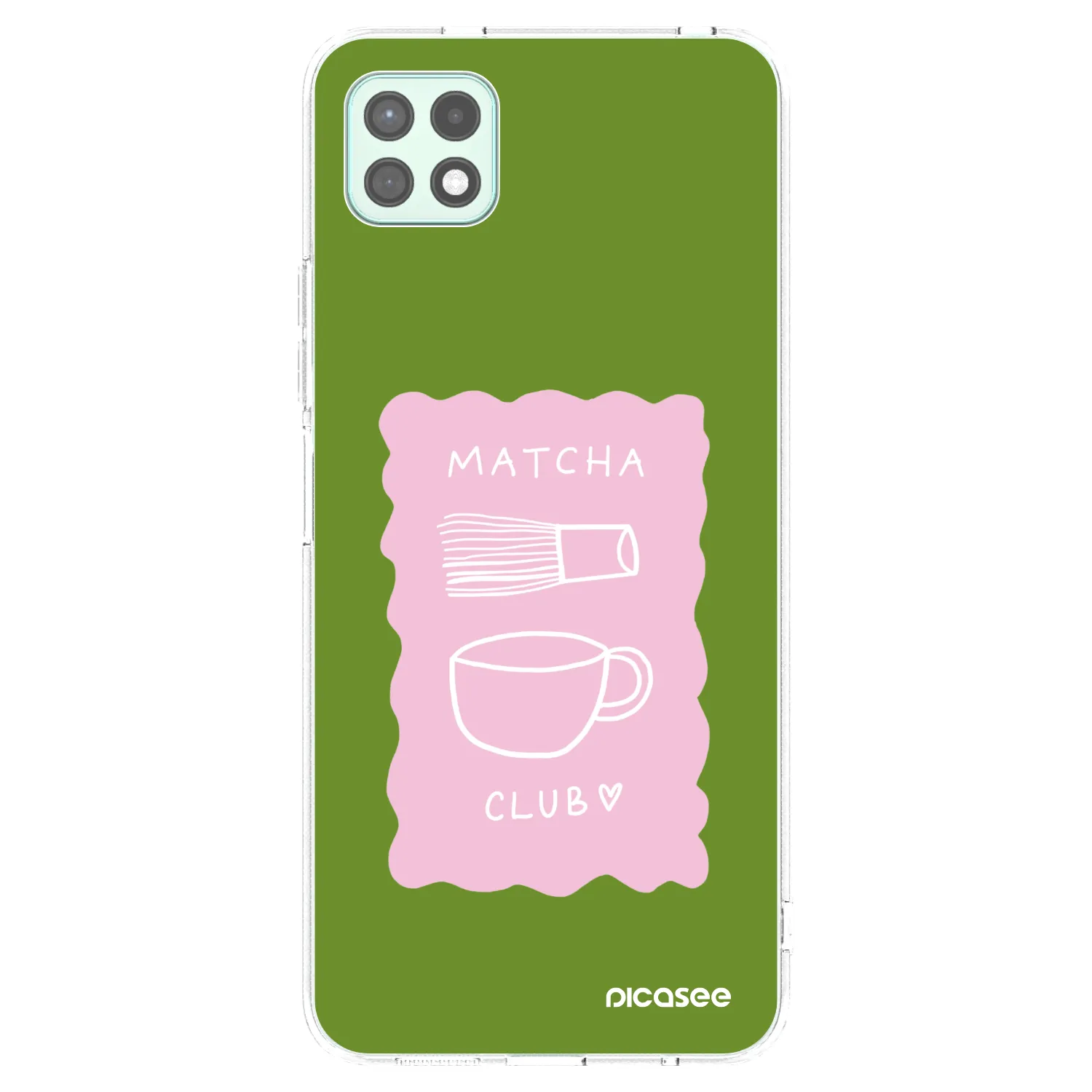 Picasee silikonska prozirna maskica za Samsung Galaxy A22 A226B 5G - Matcha club
