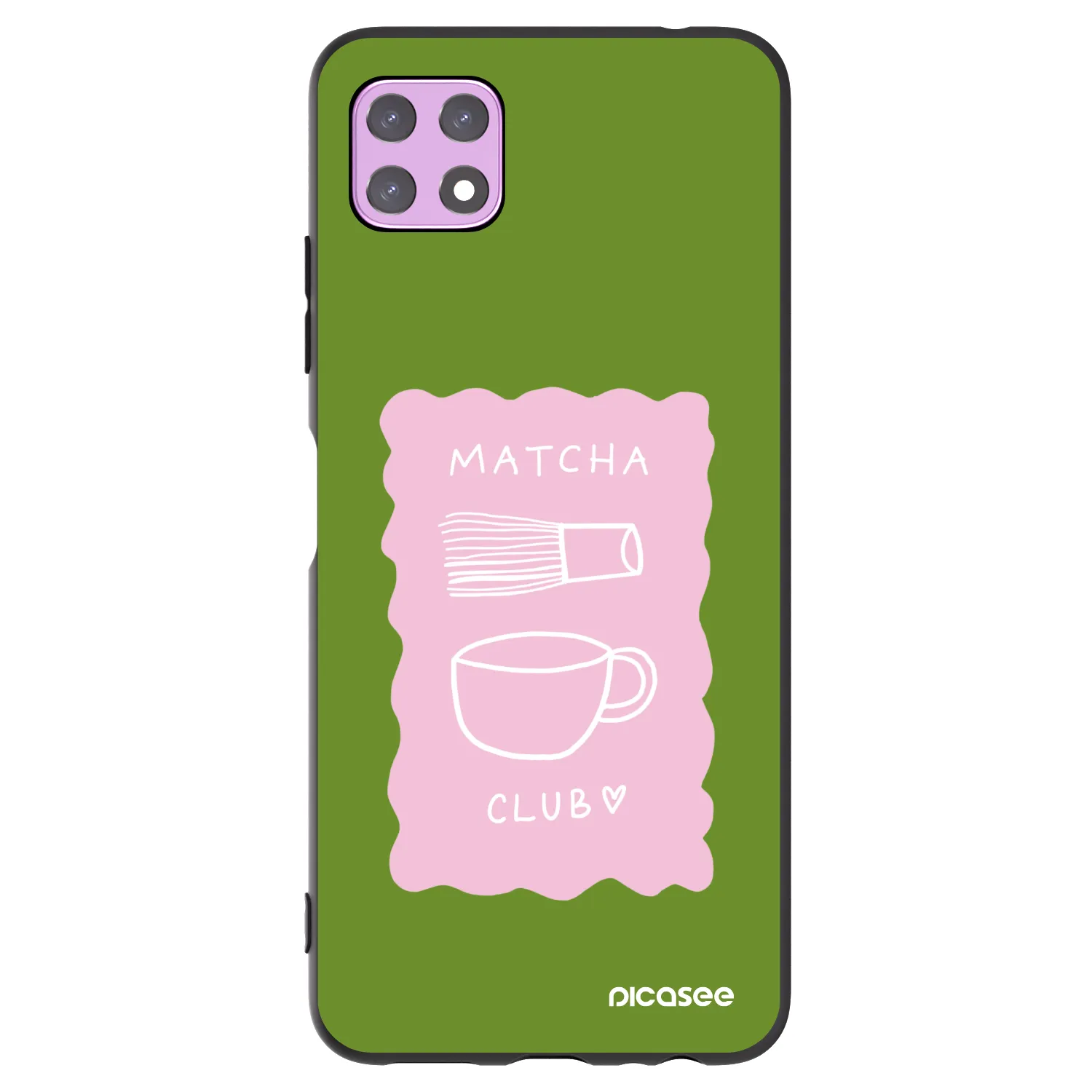 Picasee crna silikonska maskica za Samsung Galaxy A22 A226B 5G - Matcha club