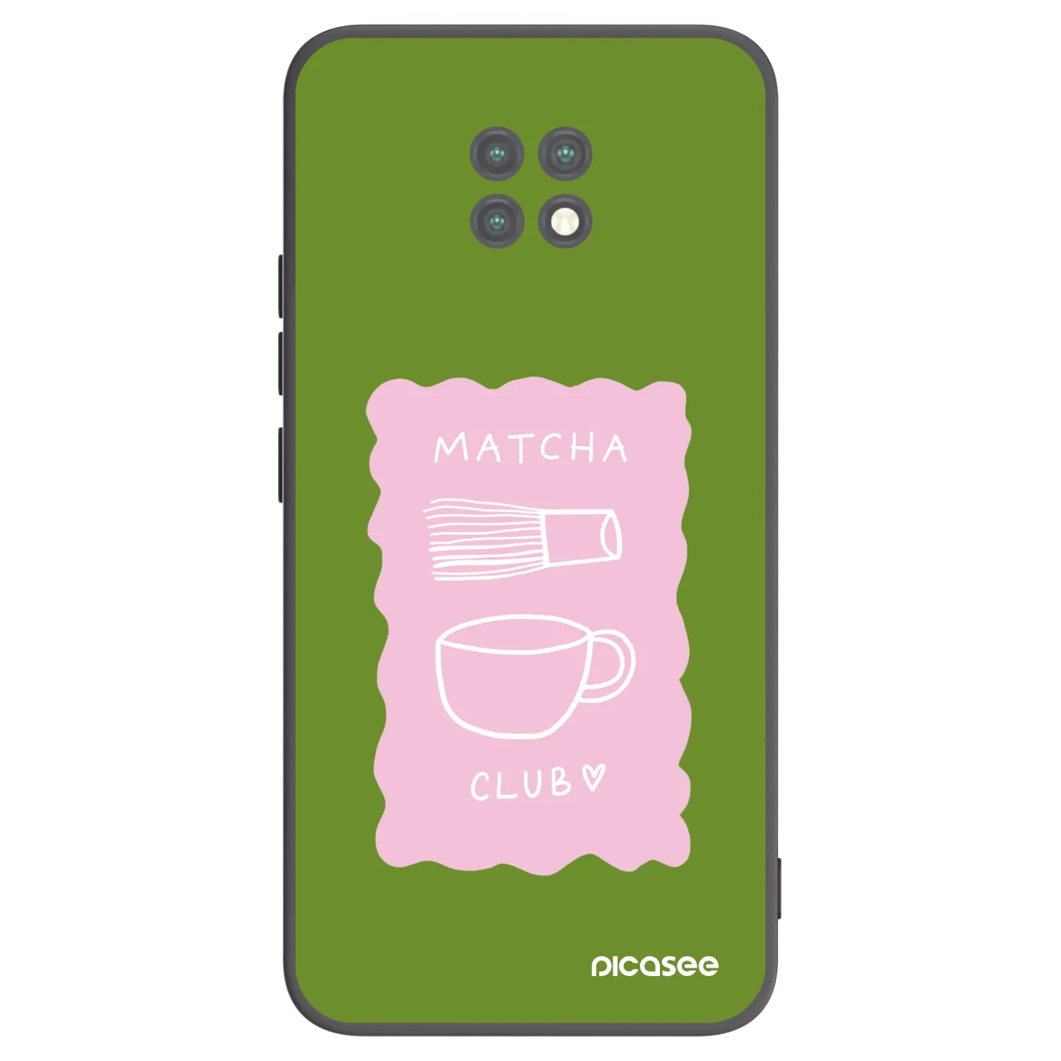 Picasee crna silikonska maskica za Xiaomi Redmi Note 9T - Matcha club