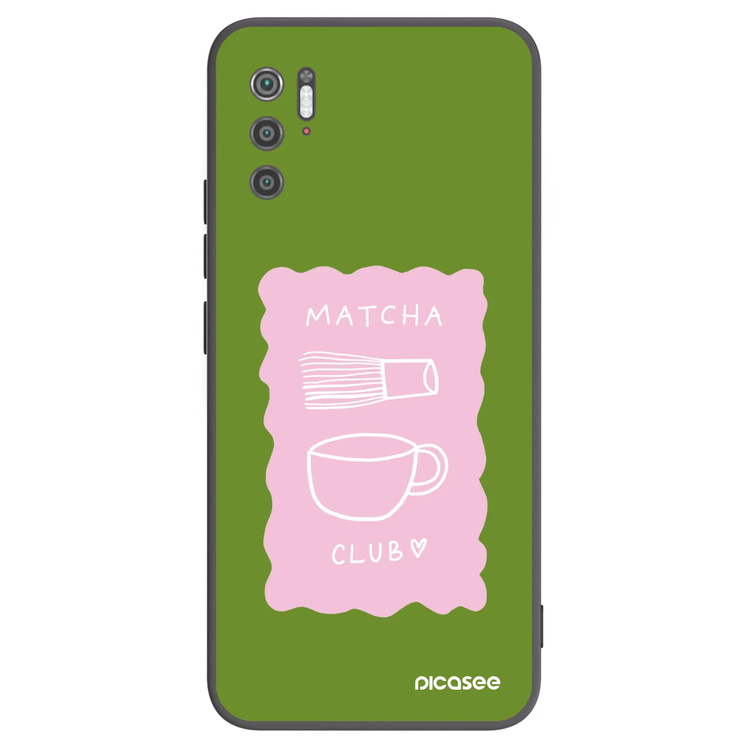 Picasee crna silikonska maskica za Xiaomi Poco M3 Pro 5G - Matcha club