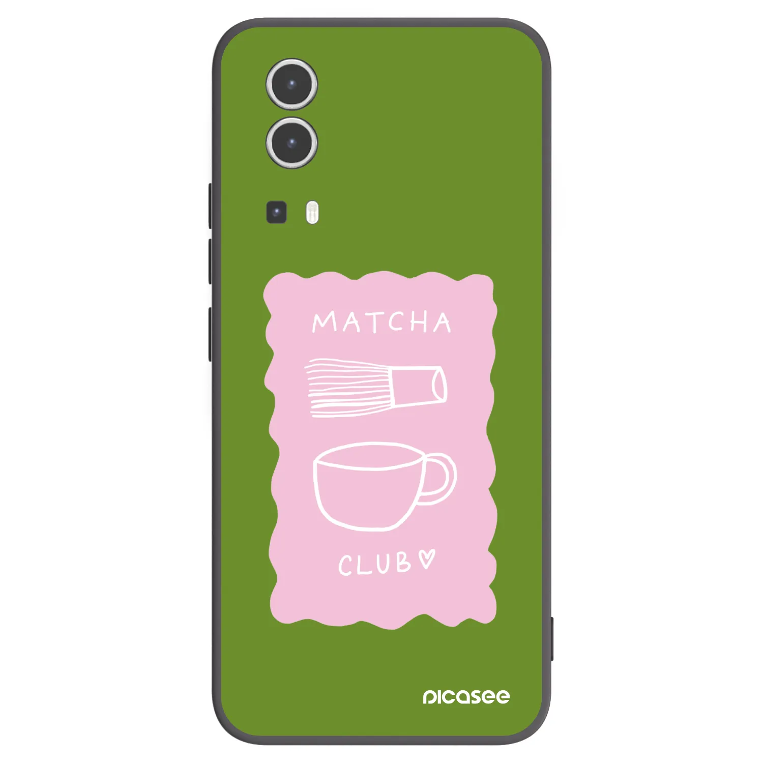 Picasee crna silikonska maskica za Vivo Y72 5G - Matcha club