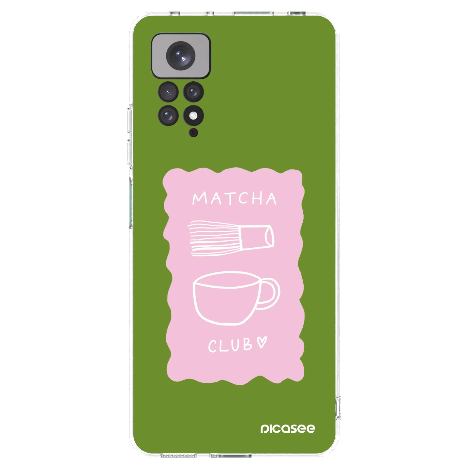 Picasee silikonska prozirna maskica za Xiaomi Redmi Note 11 - Matcha club