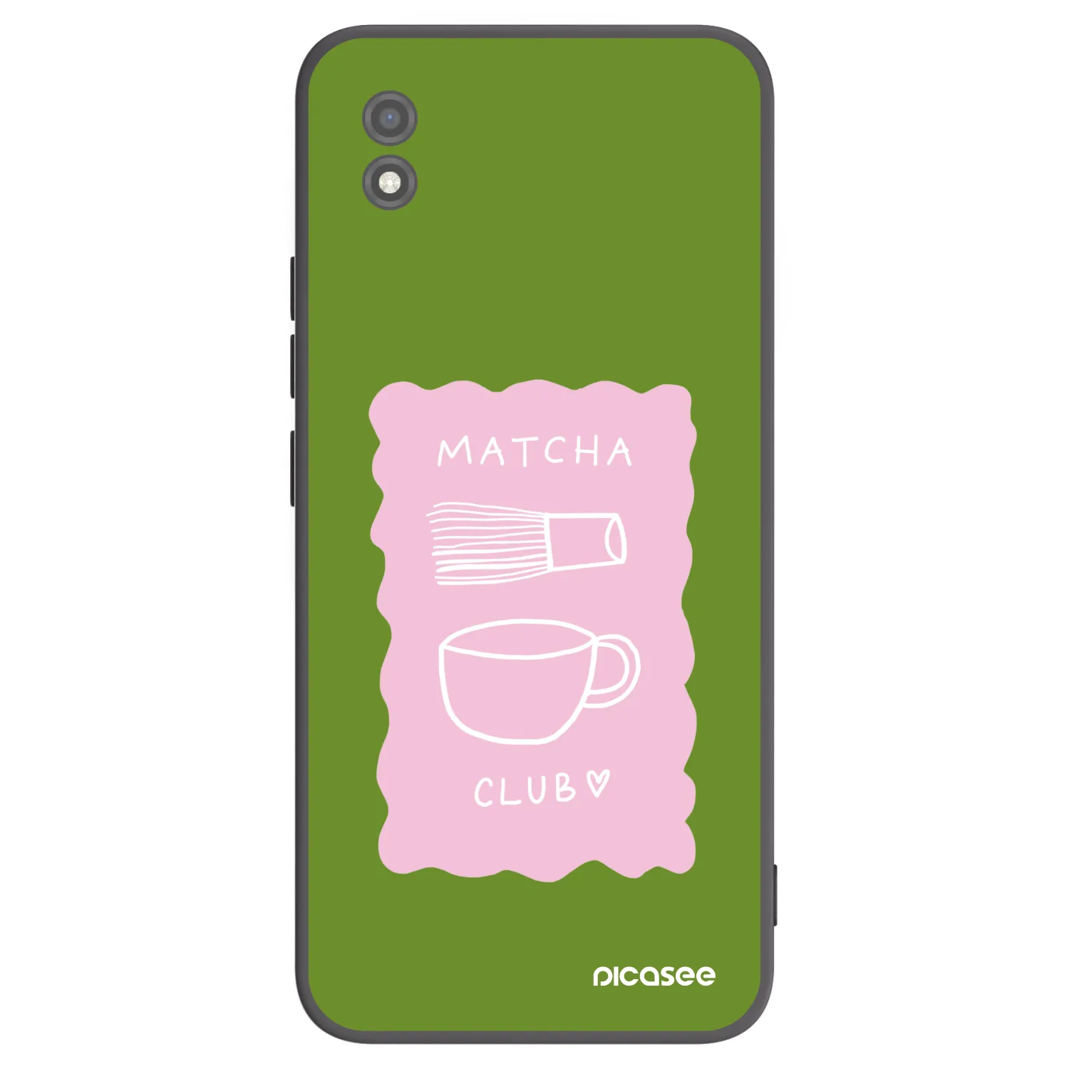 Picasee crna silikonska maskica za Realme C11 (2021) - Matcha club
