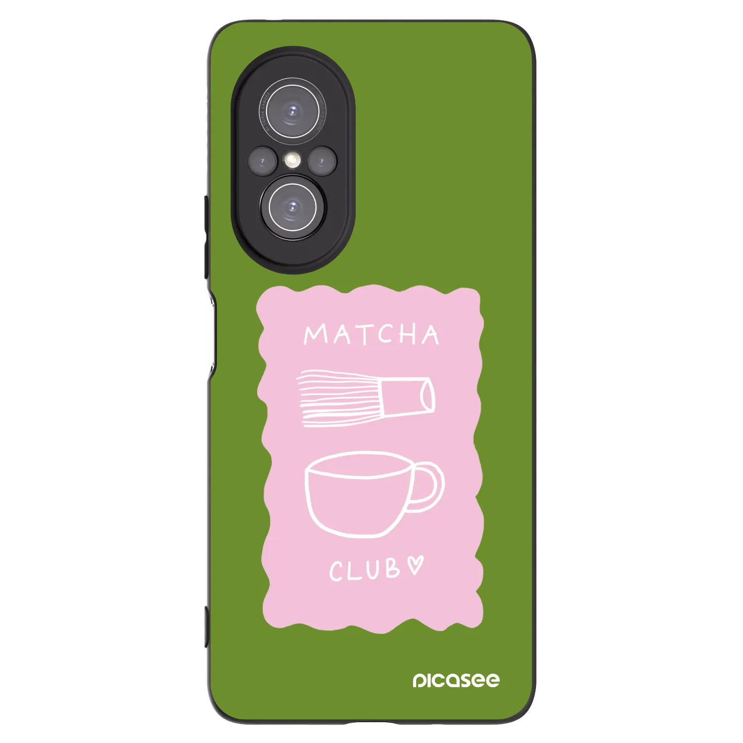 Picasee crna silikonska maskica za Huawei Nova 9 SE - Matcha club