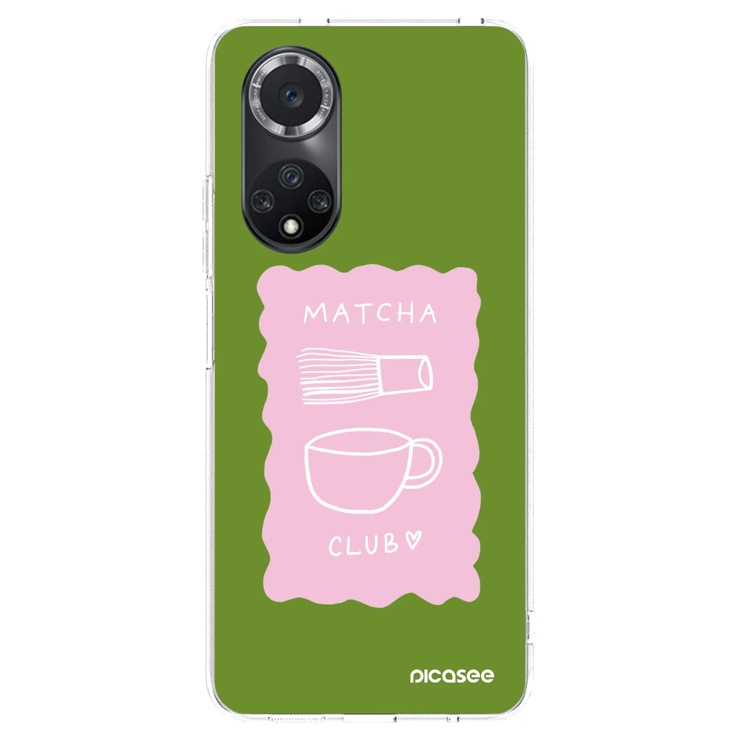 Picasee silikonska prozirna maskica za Huawei Nova 9 SE - Matcha club