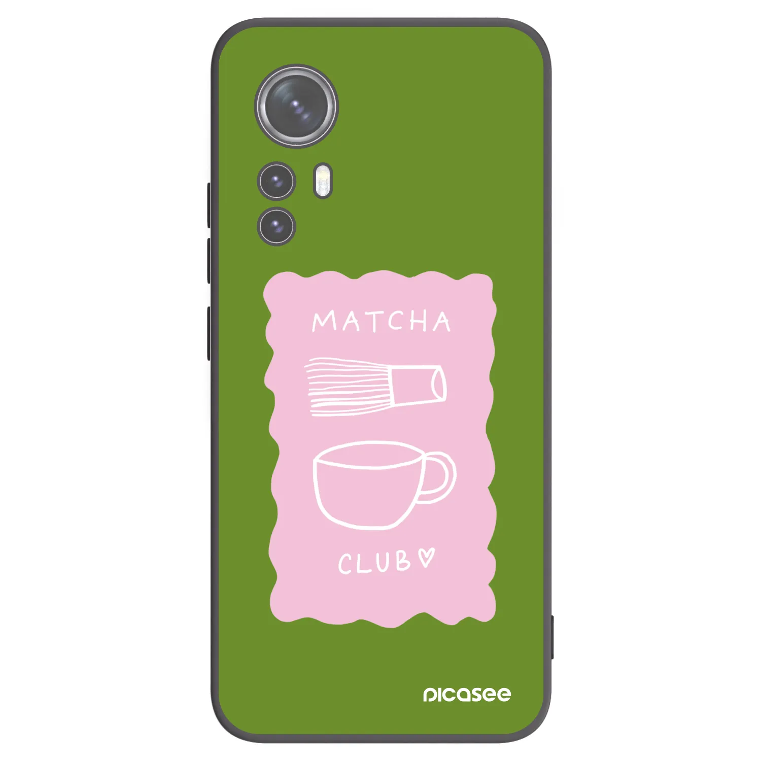 Picasee crna silikonska maskica za Xiaomi 12 - Matcha club