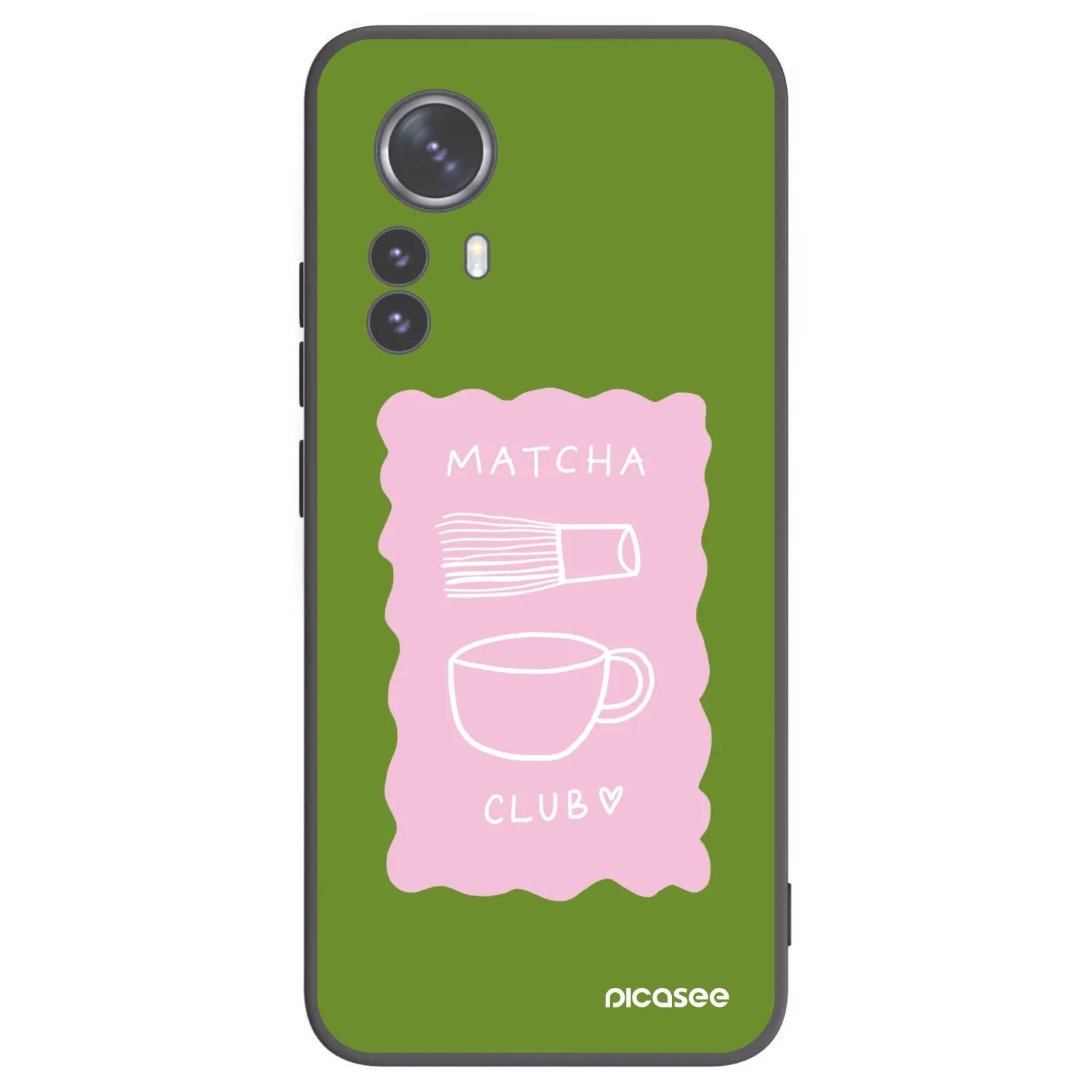 Picasee crna silikonska maskica za Xiaomi 12 Pro - Matcha club