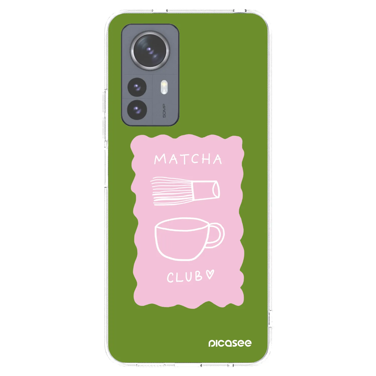 Picasee silikonska prozirna maskica za Xiaomi 12 Pro - Matcha club