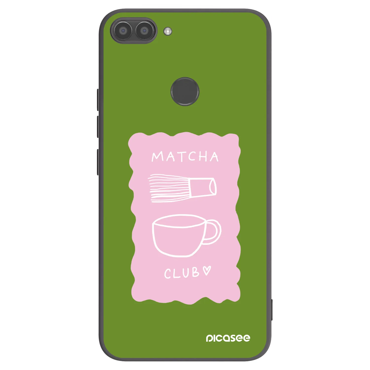 Picasee crna silikonska maskica za Huawei P Smart - Matcha club