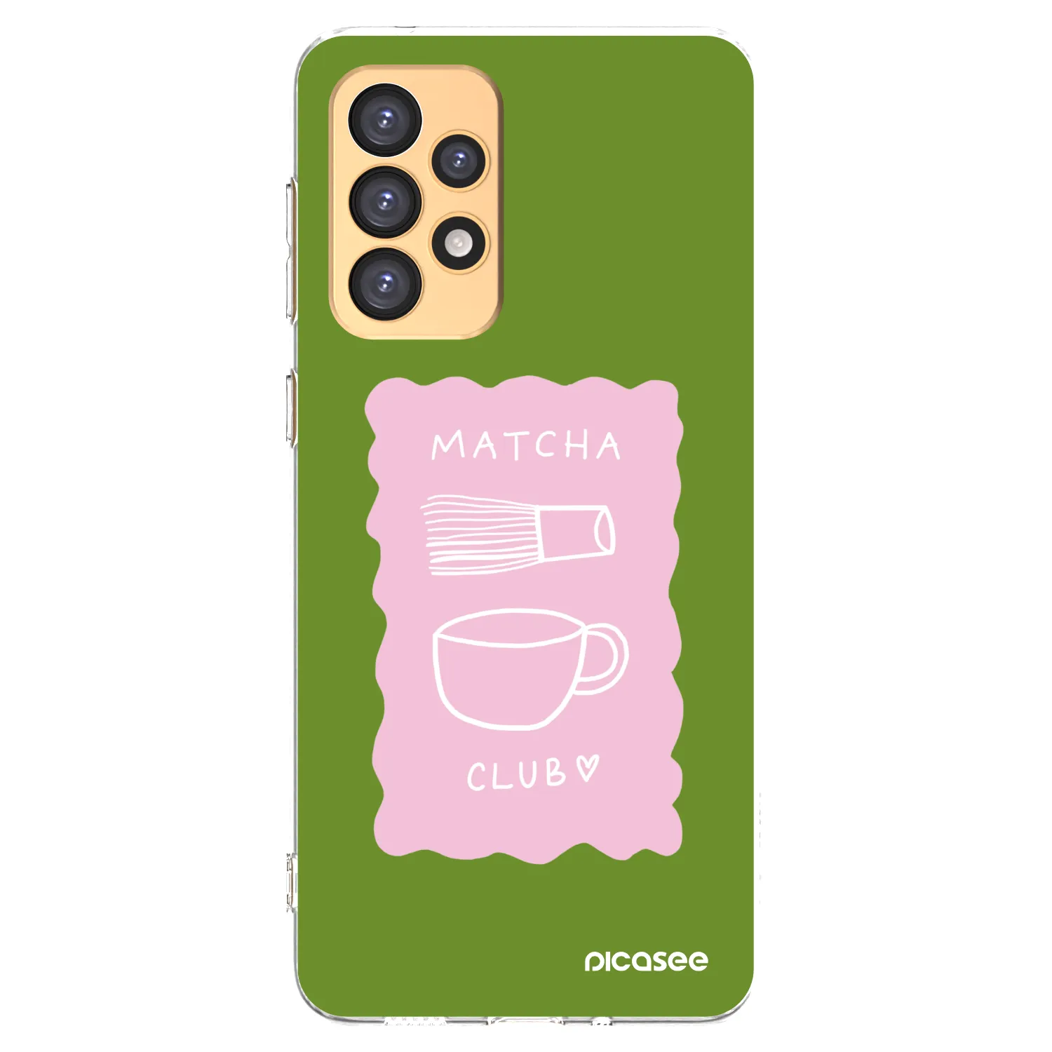 Picasee silikonska prozirna maskica za Samsung Galaxy A33 5G A336 - Matcha club