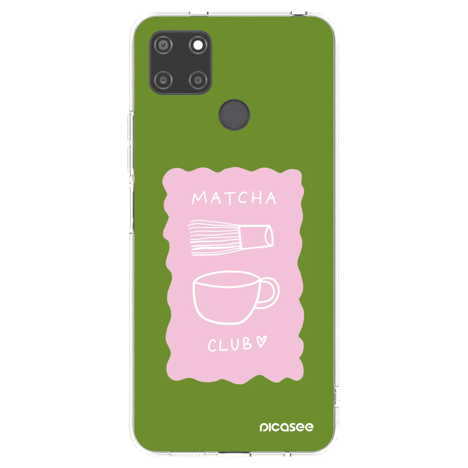 Picasee silikonska prozirna maskica za Realme C21Y - Matcha club