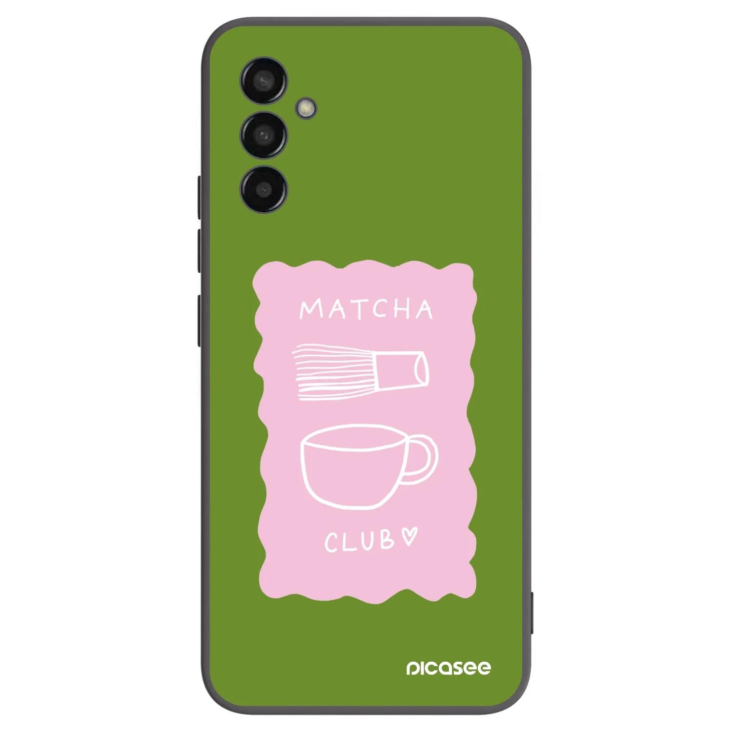 Picasee crna silikonska maskica za Samsung Galaxy M13 M135F - Matcha club