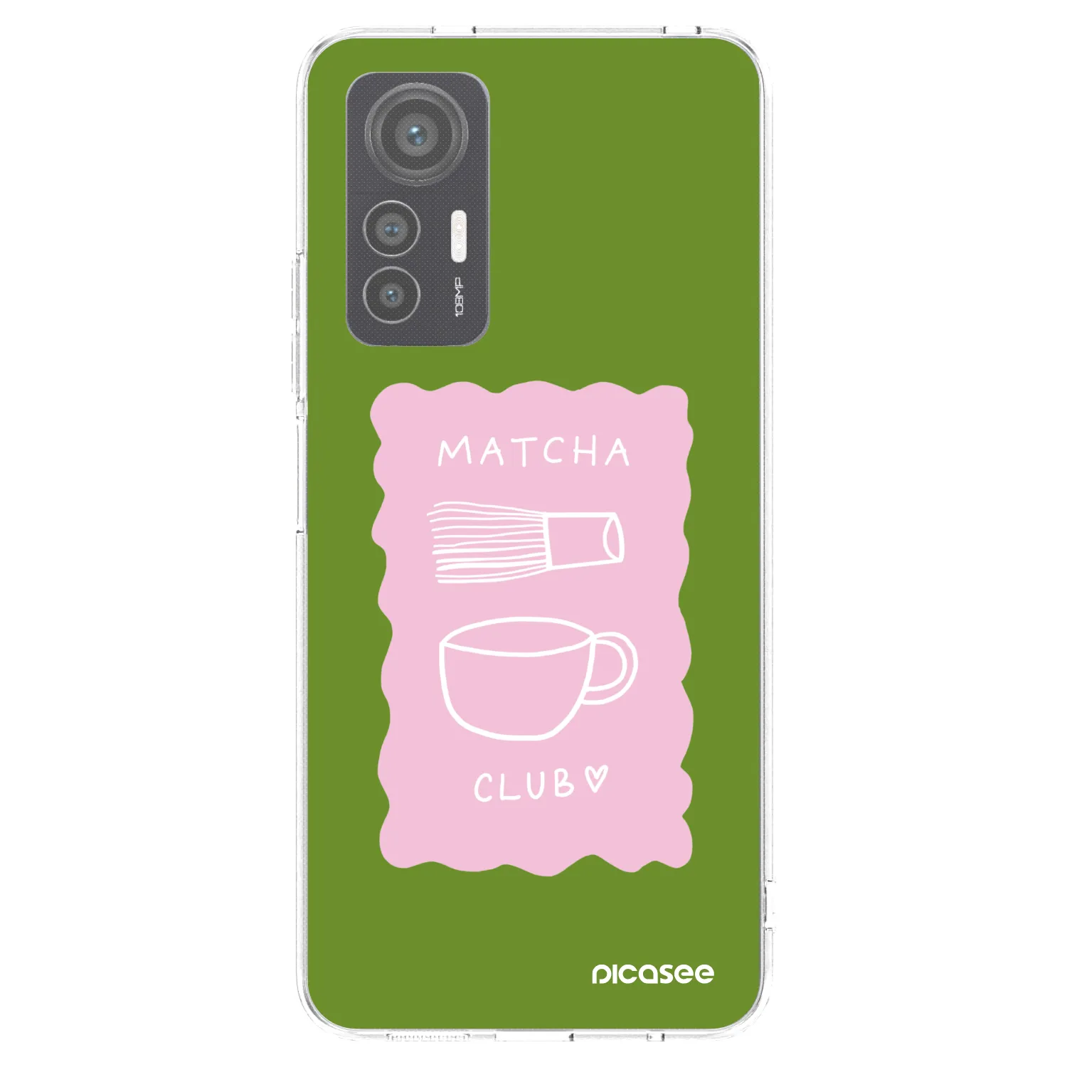 Picasee silikonska prozirna maskica za Xiaomi 12 Lite - Matcha club